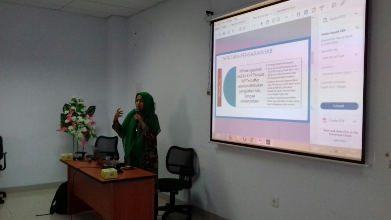 Diskusi Ilmiah Dosen Model dan Sistem Perpajakan Tahun 2018